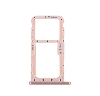Держатель (лоток) SIM-карты для Huawei P20 Lite, розовый