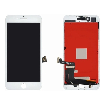 Дисплей для Apple iPhone 7 Plus + тачскрин белый с рамкой (Premium)