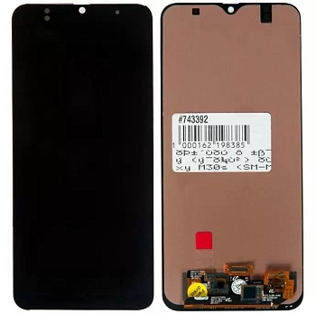 Дисплей в сборе с тачскрином (модуль) для Samsung Galaxy M21, M31, M30, M30s (SM-M215F, SM-M315F, SM-M305F, SM-M307F) черный OLED