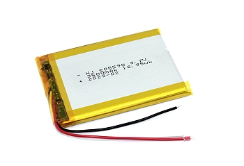 Аккумулятор Li-Pol (батарея) 5*55*75мм 3pin 3.7V, 3500mAh