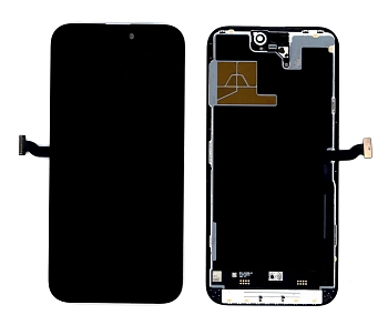 Дисплей для iPhone 14 Pro Max + тачскрин черный с рамкой (DEMO)