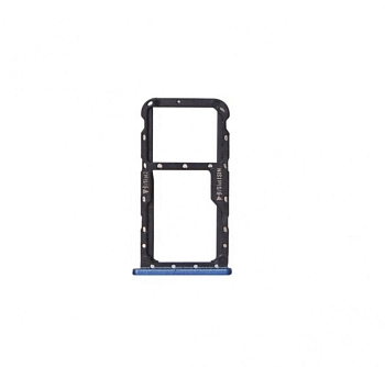 Держатель (лоток) SIM-карты для Huawei Nova 2i, синий